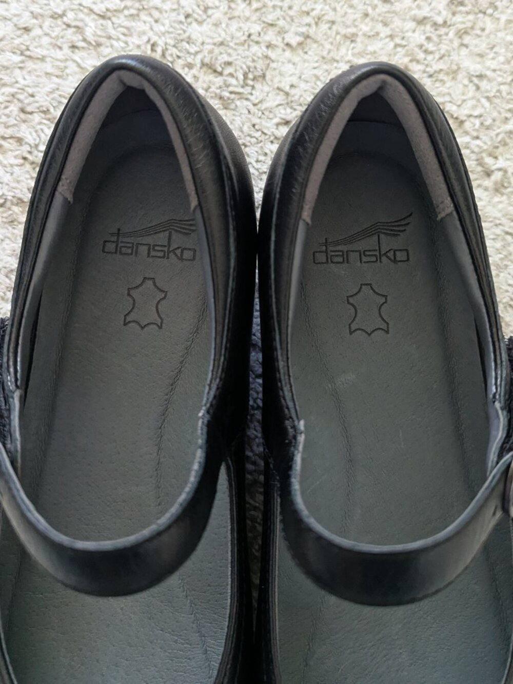 Dansko Women's Fawna Leather Mary Jane Pumps Black Milled Nappa Classic EU39 - Picture 3 of 10